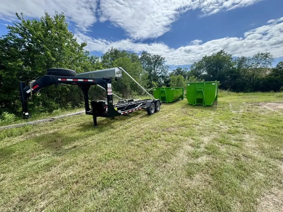 Veterans Edge dumpster delivery equipment